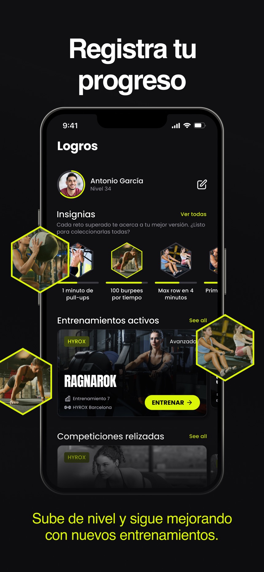 App kgmFit: WOD del día